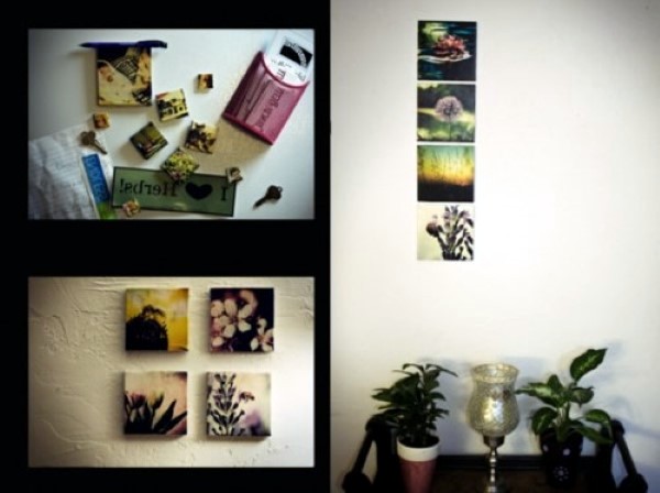 Great idea to hang your family photos