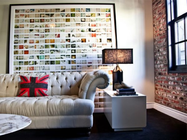 Great idea to hang your family photos