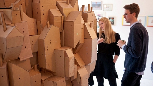 Cool city cardboard model of Nina Lindgren "floating city" Cool city cardboard model of Nina Lindgren "floating city"