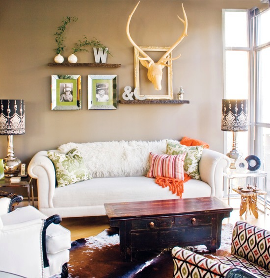Wohnideen - Modern eclectic apartment - redesign of the small room
