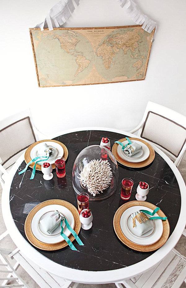 Stylish decorating ideas for your table, which you can use at your next party at home