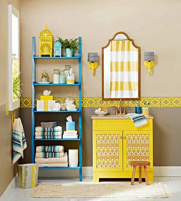 Bathroom design ideas - colors and patterns
