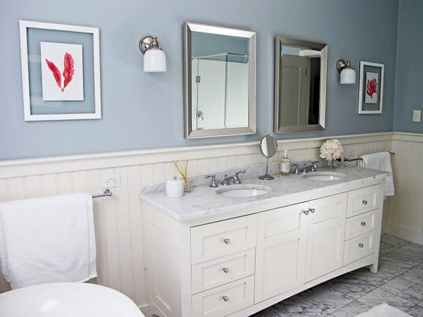 Bathroom design ideas - colors and patterns