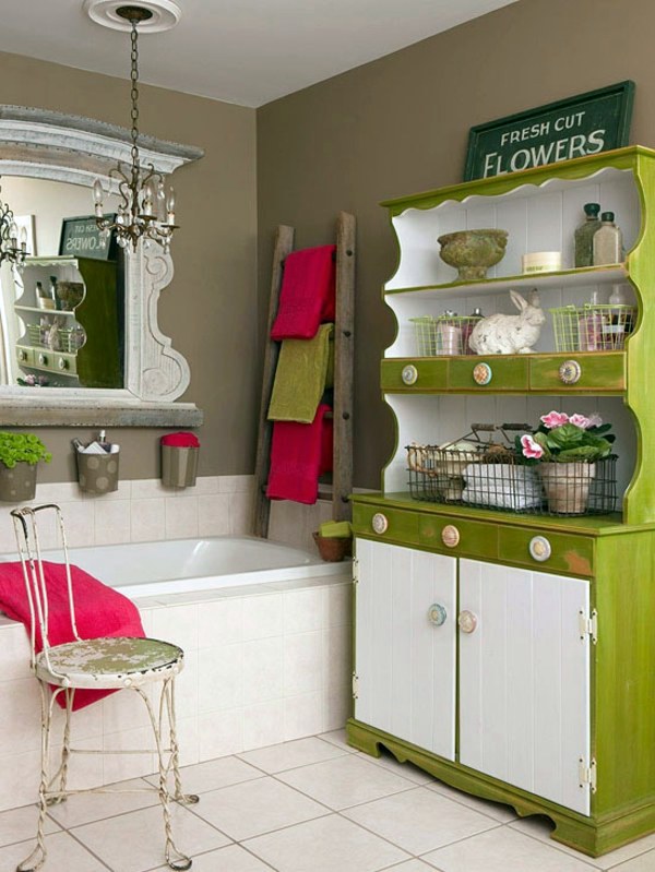 Bathroom design ideas - colors and patterns