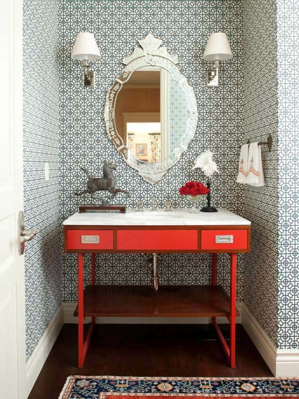 Bathroom design ideas - colors and patterns