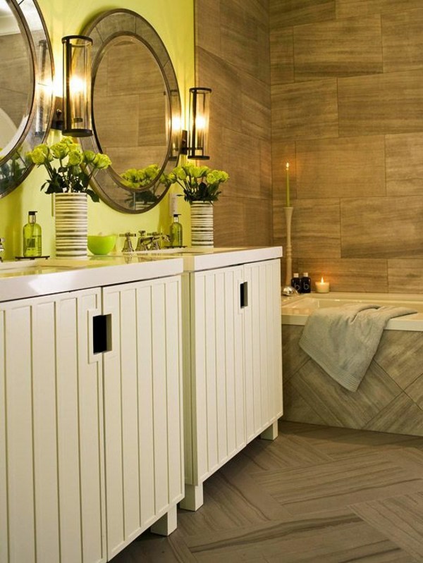 Bathroom design ideas - colors and patterns
