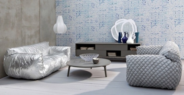Möbel - Designer sofa with removable cover by Nuvola