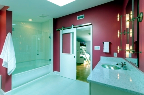 In color bathed: elegant ideas for pink bathroom designs