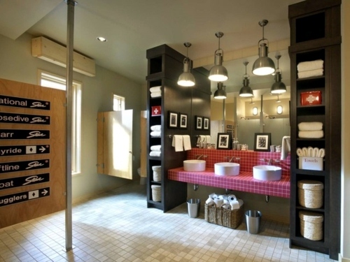 In color bathed: elegant ideas for pink bathroom designs