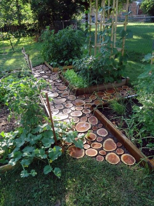 10 original ideas for decorating with wood slices