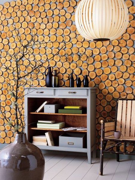 10 original ideas for decorating with wood slices