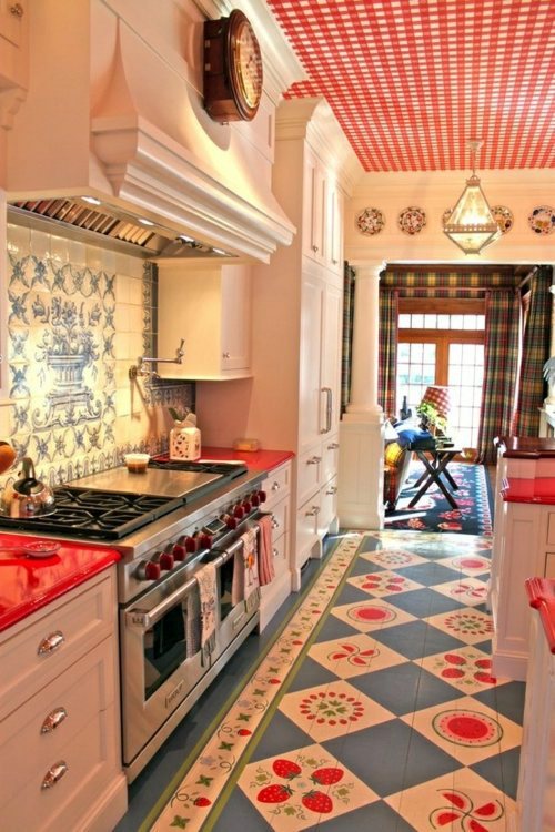 Cotton Fabric And Vintage Style In Your Kitchen Interior Design Ideas Avso Org