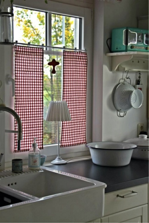 Cotton fabric and vintage style in your kitchen