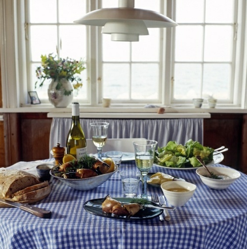 Cotton fabric and vintage style in your kitchen