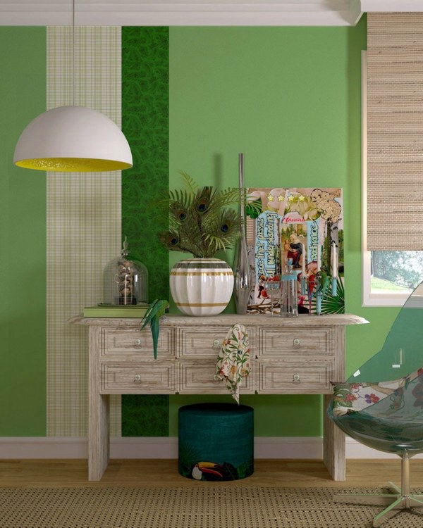 Wandgestaltung - Color ideas for walls - Attractive wall colors in each room