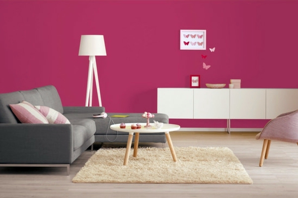 Wall color Berry - trendy shades for a modern wall design