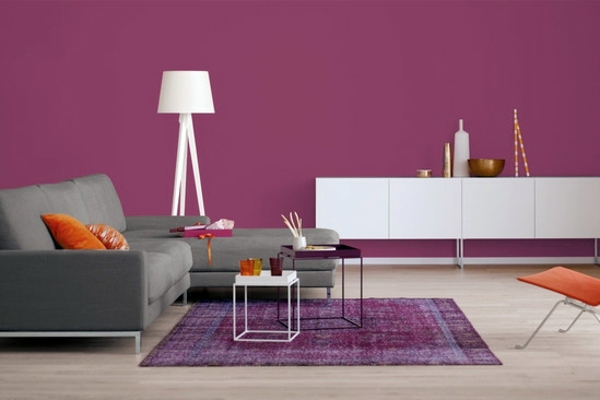 Wall color Berry - trendy shades for a modern wall design