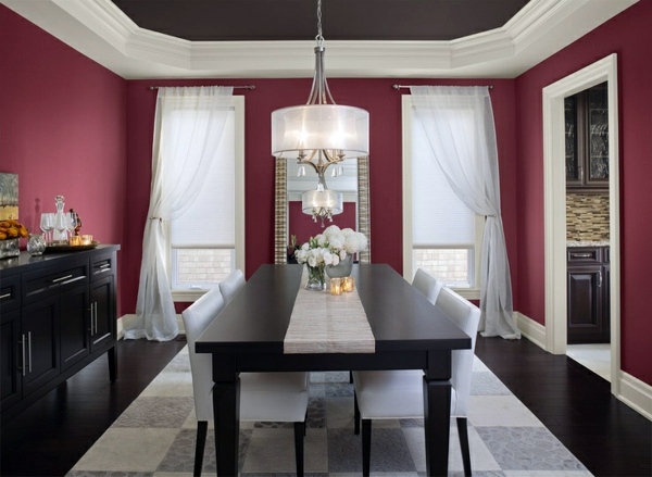 Wall color Berry - trendy shades for a modern wall design