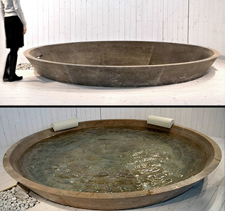Modern Bathtubs Made of wood and stone Modern Bathtubs Made of wood and stone