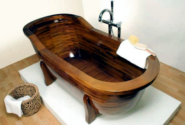 Modern Bathtubs Made of wood and stone Modern Bathtubs Made of wood and stone