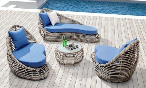 Gartenmöbel Set - 25 Outdoor Rattan Furniture - Lounge furniture from rattan and wicker