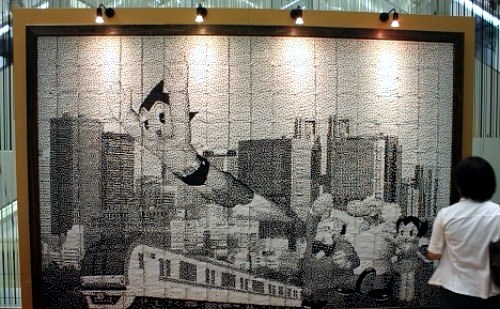 Decoration made from recycled materials for an eco-friendly interior Decoration made from recycled materials for an eco-friendly interior
