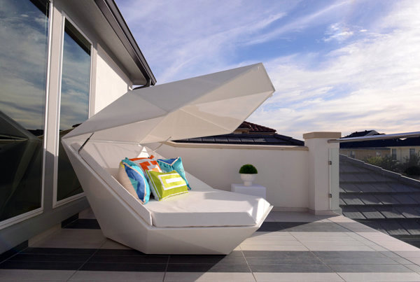 Modern terrace design - cool lounge furniture outdoor Modern terrace design - cool lounge furniture outdoor