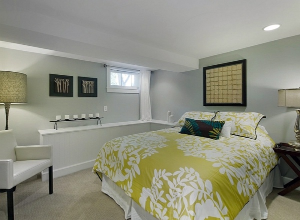 Setting Cozy bedroom in the basement Setting Cozy bedroom in the basement