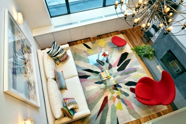 Color design apartment - interior ideas full of flavor