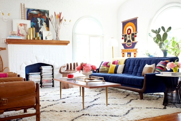Color design apartment - interior ideas full of flavor