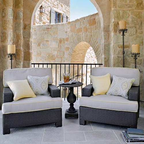 Customize the balcony with natural stone Customize the balcony with natural stone
