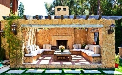 Customize the balcony with natural stone Customize the balcony with natural stone