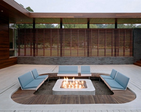 Sitting areas in the garden - the stylish appearance of your home