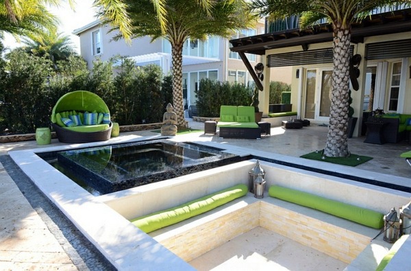 Sitting areas in the garden - the stylish appearance of your home