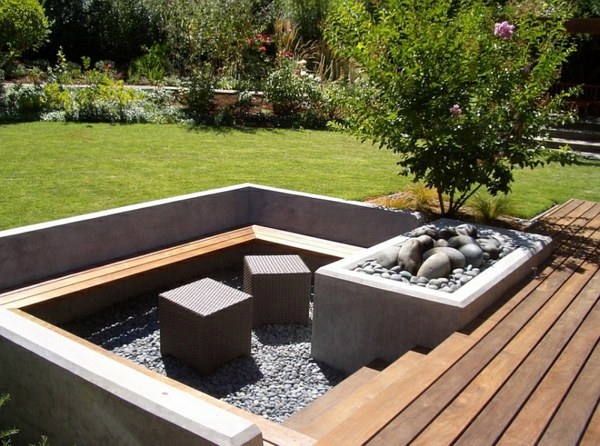 Sitting areas in the garden - the stylish appearance of your home