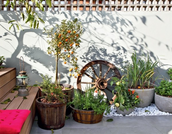 Balkonpflanzen - Terrace design modern and colorful Balkonpflanzen - Terrace design modern and colorful