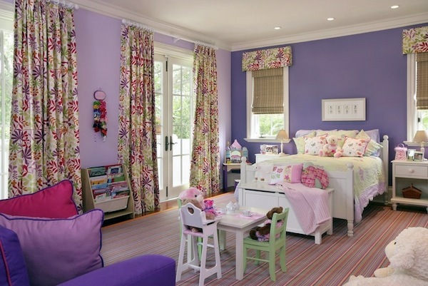 The children's room interior with bright colors refresh