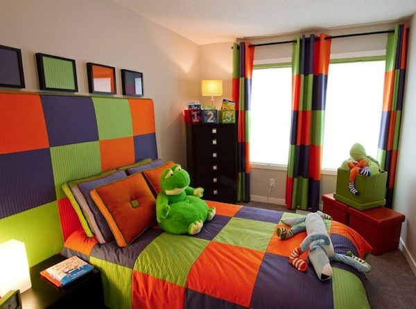 The children's room interior with bright colors refresh