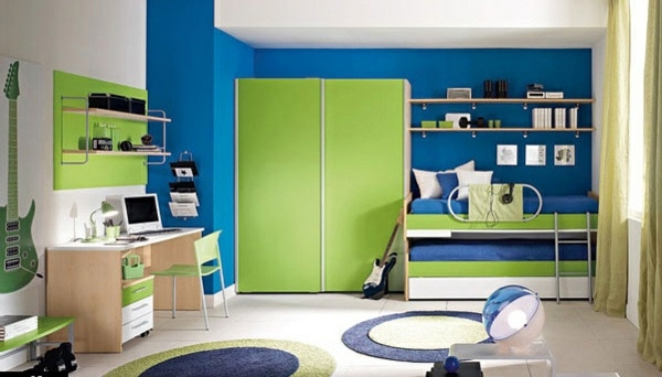 The children's room interior with bright colors refresh