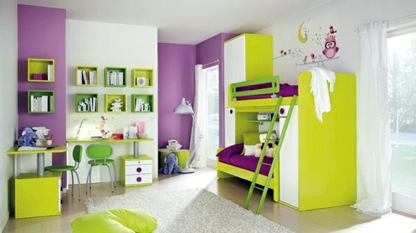 The children's room interior with bright colors refresh