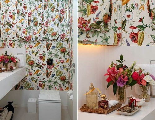 21 unusual ideas wallpaper in the bathroom - stylish and refreshing 21 unusual ideas wallpaper in the bathroom - stylish and refreshing