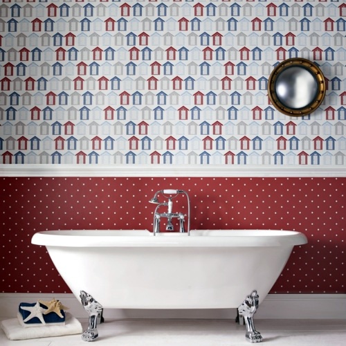 21 unusual ideas wallpaper in the bathroom stylish and refreshing Avso