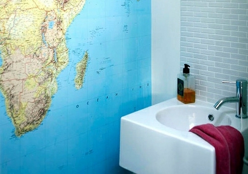 21 unusual ideas wallpaper in the bathroom – stylish and refreshing | Avso