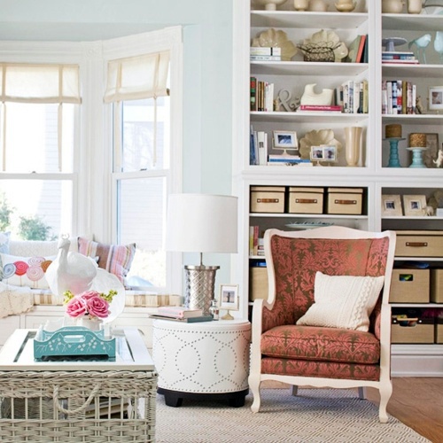 Correctly and smartly arrange the bookshelves - 5 ideas for elegant organization system