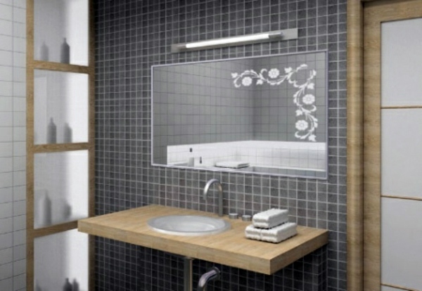 Dark spots on the mirror in the bathroom and how to avoid them