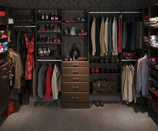 Intelligently organize the closet: 50 images, stock plans and ideas with closets