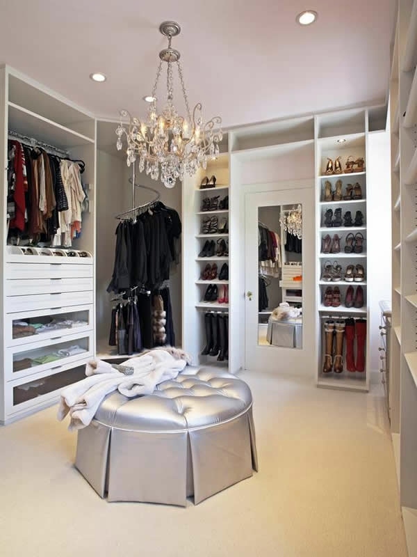Intelligently organize the closet: 50 images, stock plans and ideas with closets