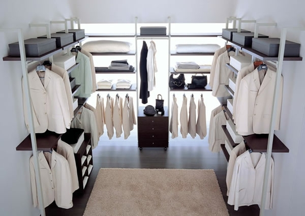 Intelligently organize the closet: 50 images, stock plans and ideas with closets