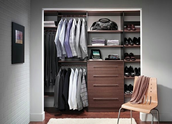 Intelligently organize the closet: 50 images, stock plans and ideas with closets