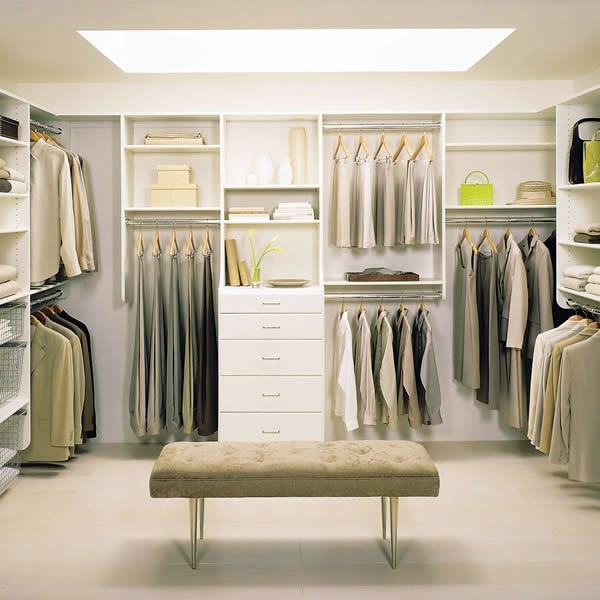 Intelligently organize the closet: 50 images, stock plans and ideas with closets